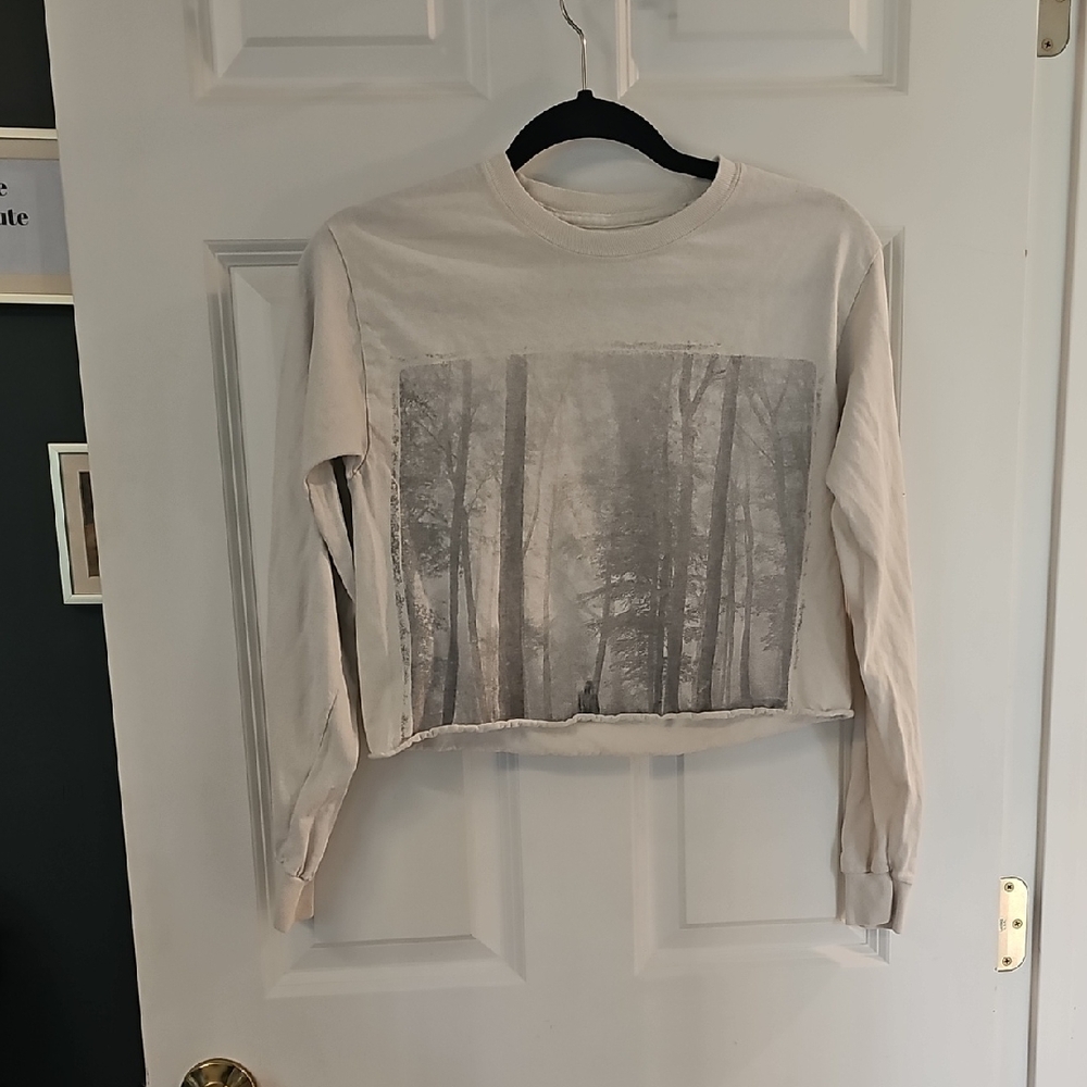 Taylor Swift Cream Cotton Top